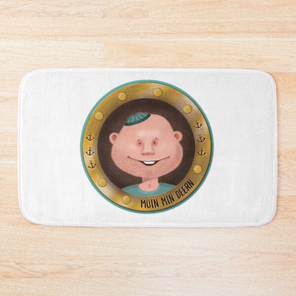 Item preview, Moin min Deern (with green background) designed and sold by FrauBlaschi.