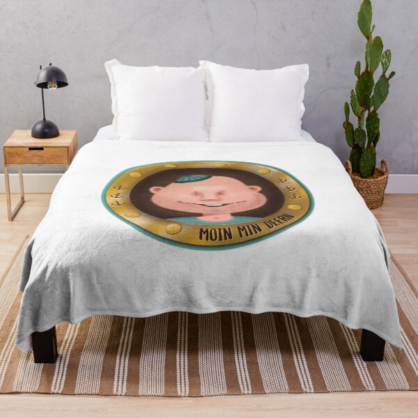 Item preview, Moin min Deern (with green background) designed and sold by FrauBlaschi.