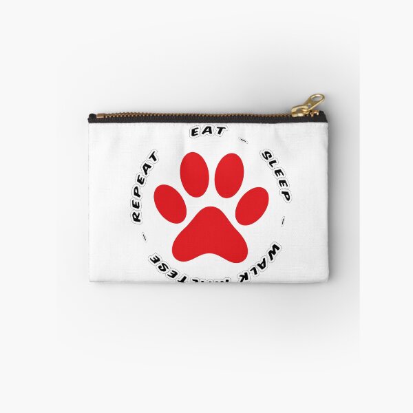Item preview, eat sleep walk maltese repeat funny dog walking designed and sold by randomdogshirt.