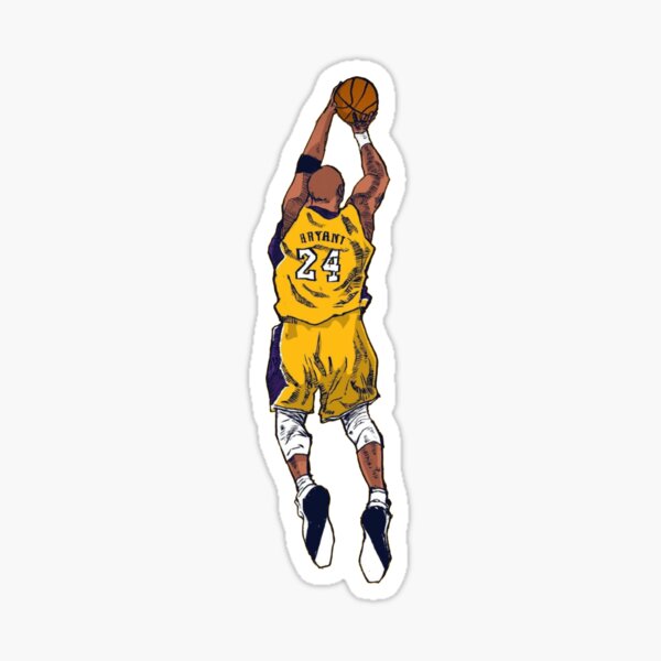 kobe Basketball Bryant Springen Sticker