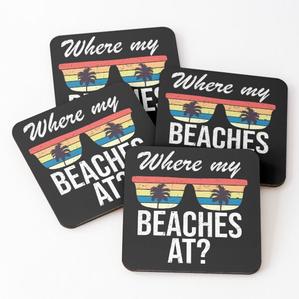 Item preview, Where My Beaches At Funny Beach Vacation Summer designed and sold by istoriadesign.