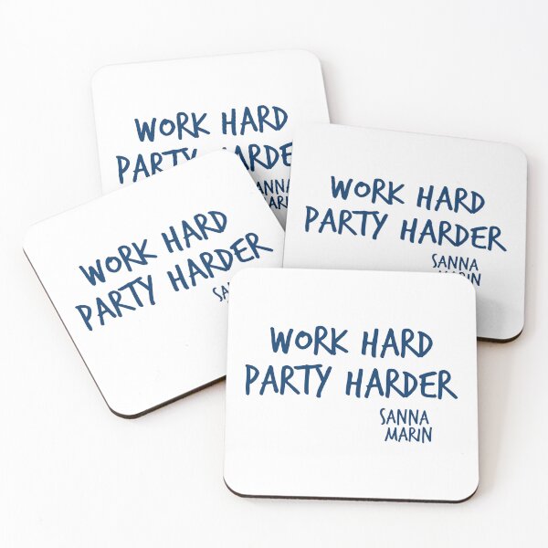 Item preview, Work Hard Party Harder Finnish Style designed and sold by ShineEyePirate.