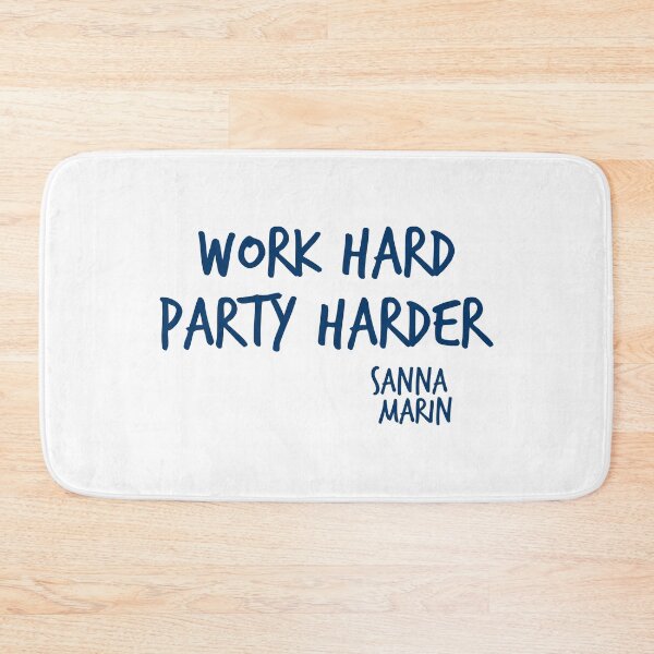 Item preview, Work Hard Party Harder Finnish Style designed and sold by ShineEyePirate.