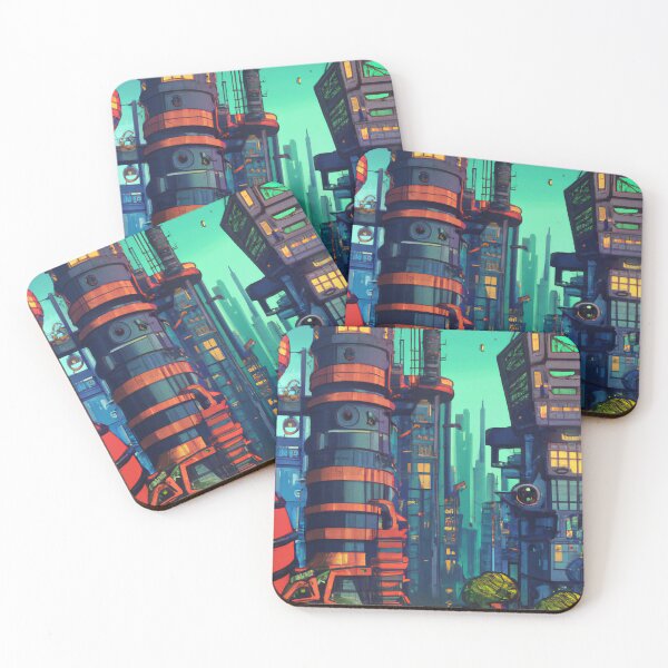 Item preview, District 19 - AI Generated Art - Futuristic City designed and sold by Vault256.