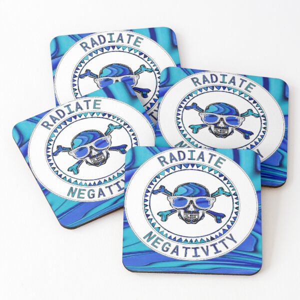Item preview, Radiate Negativity blue  designed and sold by LoEndT-Shirts.