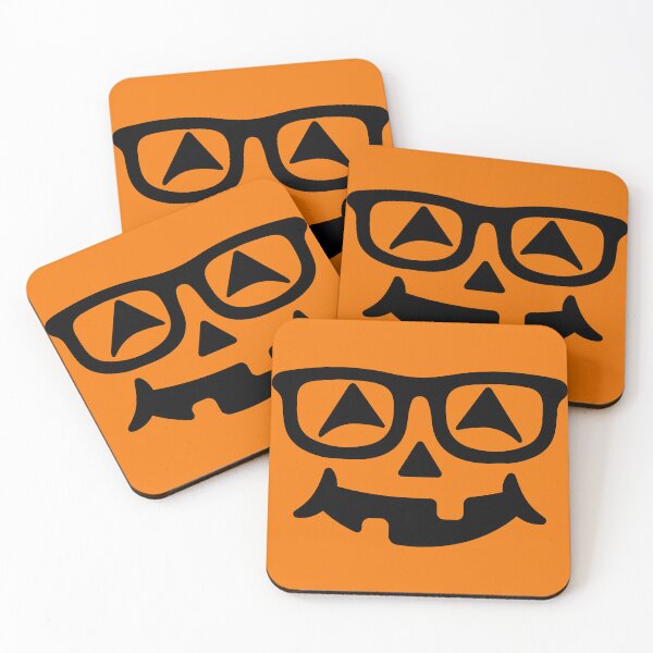 Item preview, Happy Nerdy Jack-O'-Lantern designed and sold by pufahl.