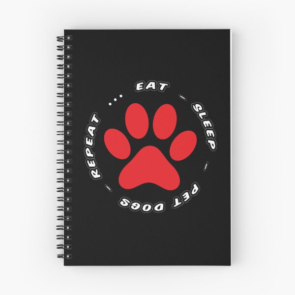 Item preview, eat sleep pet dogs repeat funny dog lovers designed and sold by randomdogshirt.