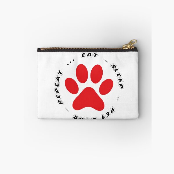 Item preview, eat sleep pet dogs repeat funny dog lovers designed and sold by randomdogshirt.