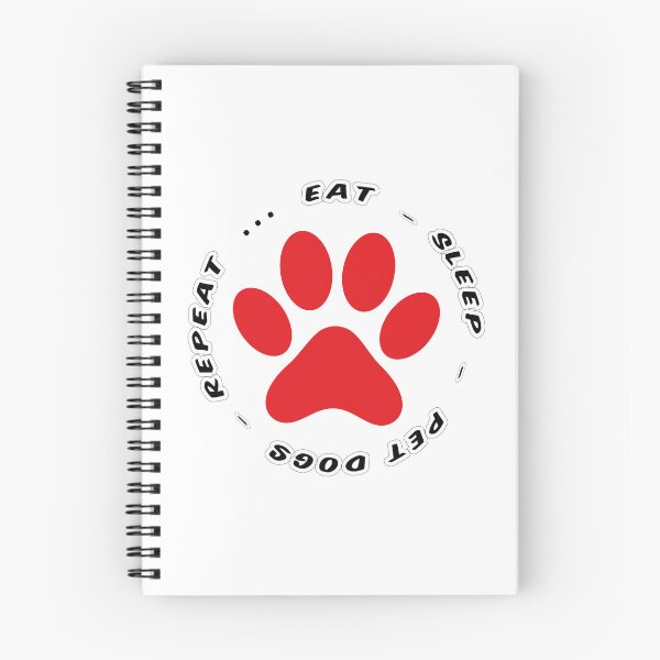 Item preview, eat sleep pet dogs repeat funny dog lovers designed and sold by randomdogshirt.