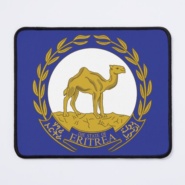 Item preview, Emblem_of_Eritrea_(or_argent_azur).svg designed and sold by PatsIsland.
