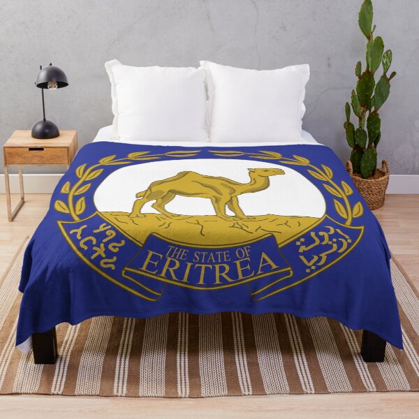 Item preview, Emblem_of_Eritrea_(or_argent_azur).svg designed and sold by PatsIsland.