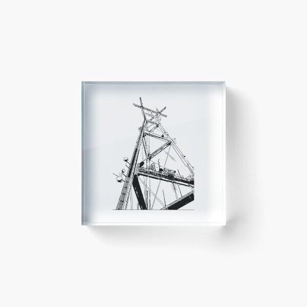 Item preview, Sutro tower B&W designed and sold by readysetsol.