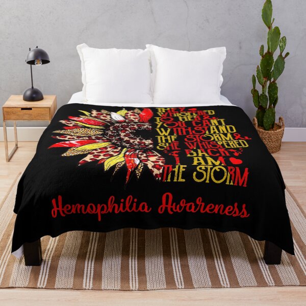 Item preview, I Am The Storm Sunflower Leopard Hemophilia Awareness designed and sold by rechardtee.
