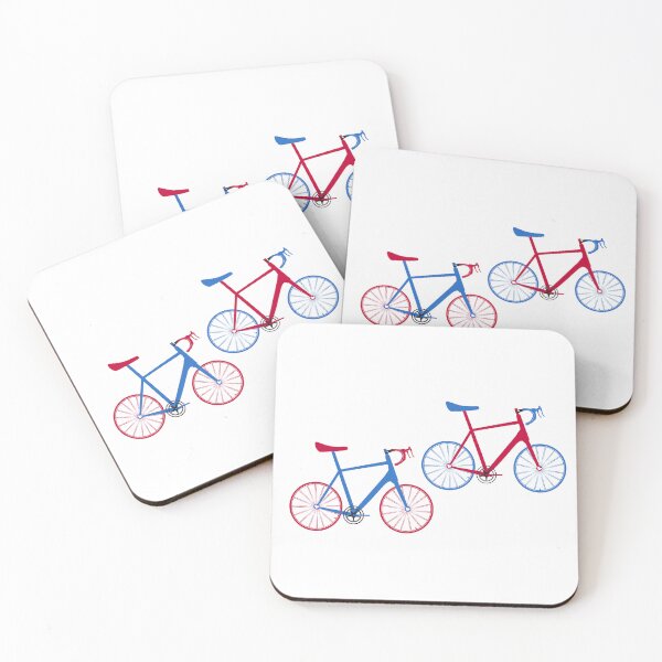 Item preview, Road Bikes in red, white and blue designed and sold by DrawForth2020.