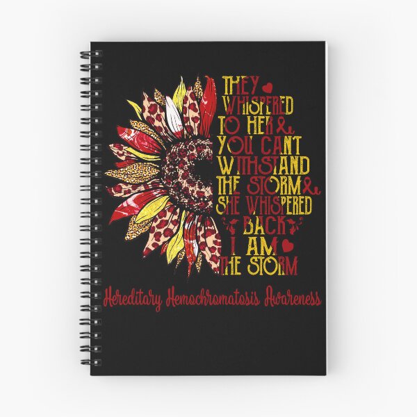 Item preview, I Am The Storm Sunflower Leopard Hereditary Hemochromatosis Awareness designed and sold by rechardtee.