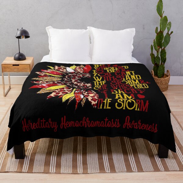 Item preview, I Am The Storm Sunflower Leopard Hereditary Hemochromatosis Awareness designed and sold by rechardtee.