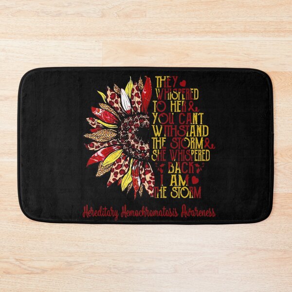 Item preview, I Am The Storm Sunflower Leopard Hereditary Hemochromatosis Awareness designed and sold by rechardtee.