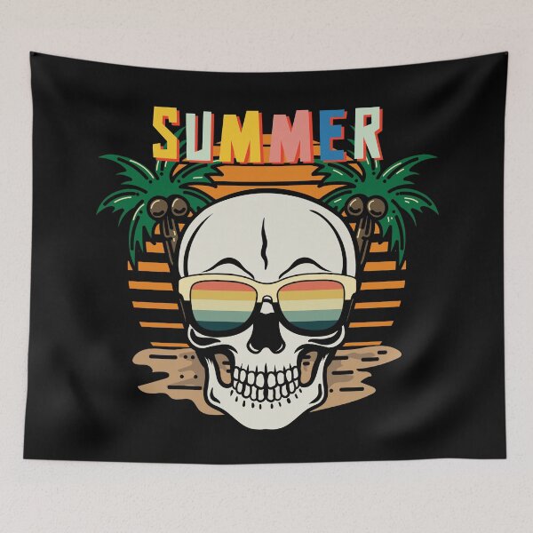 Item preview, Summer Skull Vibes designed and sold by ArtOfStars.