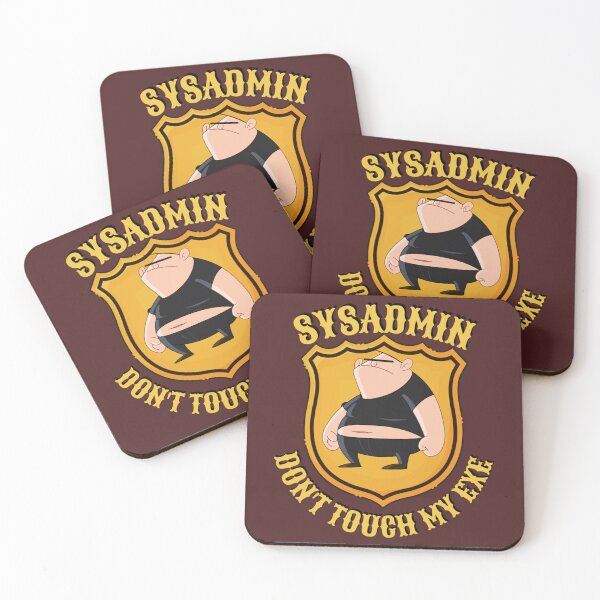 Item preview, SYSADMIN DON_T TOUCH MY EXE - funny geek, nerd and pc lovers   designed and sold by Duntalkshop.