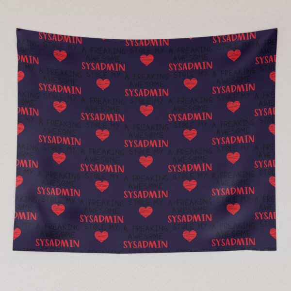Item preview, Sysadmin Valentines Funny Red Heart   designed and sold by Duntalkshop.