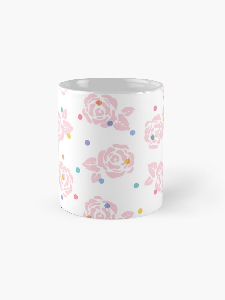 Alternate view of Polka Dot Roses Mug