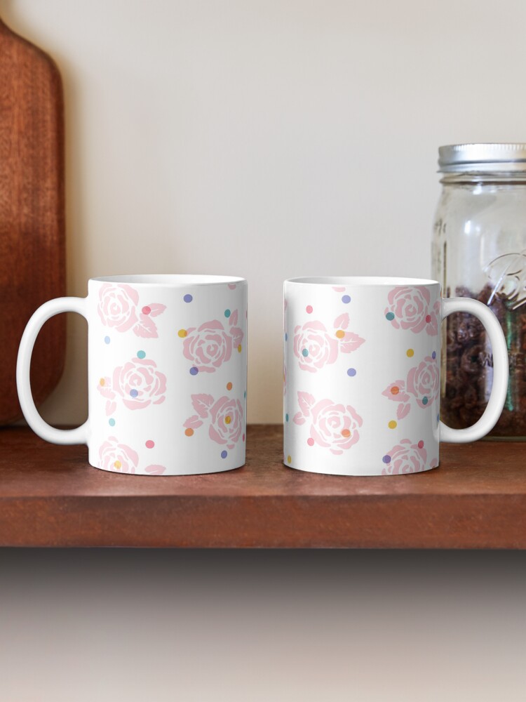 Alternate view of Polka Dot Roses Mug