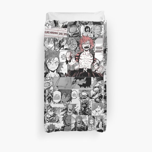 Red Riot: Manly-hearted Hero Duvet Cover