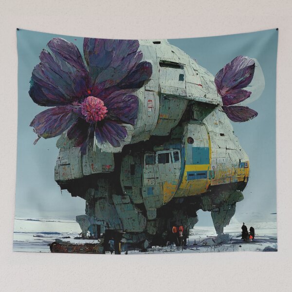 Item preview, Futuristic Arctic Base designed and sold by 2Piglets.