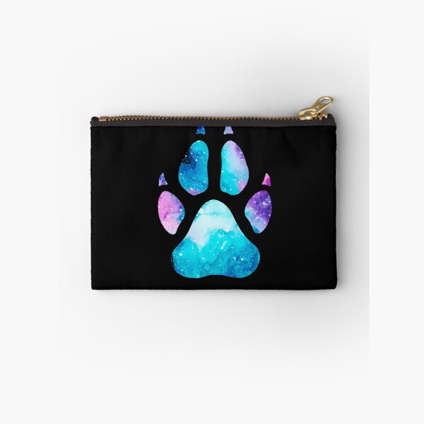 Item preview, Watercolor Galaxy Wolf Paw Print designed and sold by Lady-Lilac.