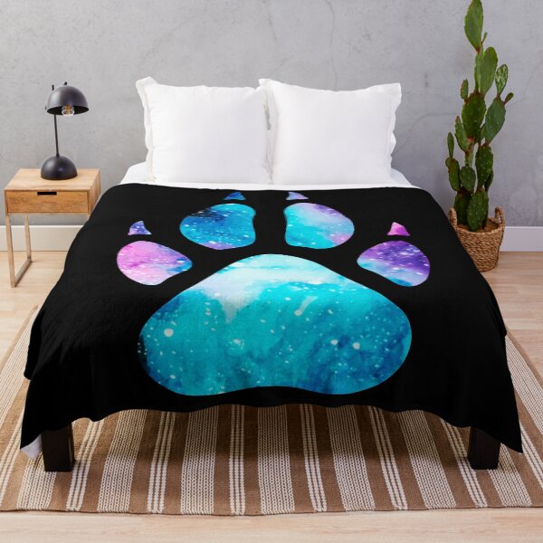 Item preview, Watercolor Galaxy Wolf Paw Print designed and sold by Lady-Lilac.