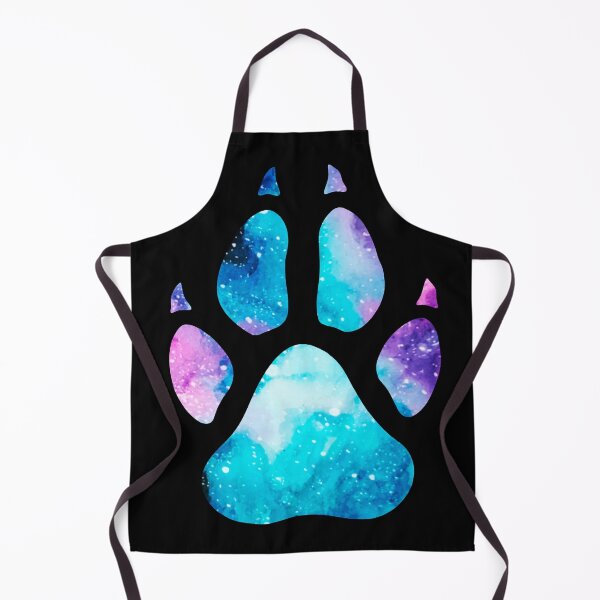 Item preview, Watercolor Galaxy Wolf Paw Print designed and sold by Lady-Lilac.