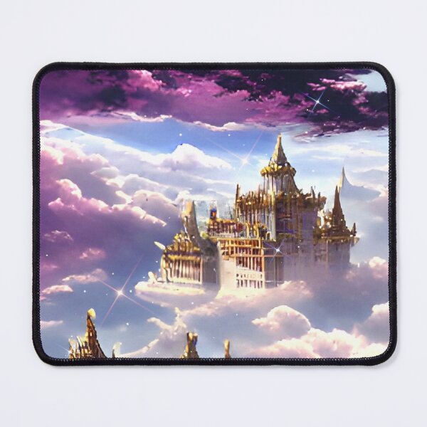 Item preview, An enchanting palace in the sky among the violet clouds designed and sold by Art-Vibrations.