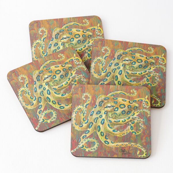 Item preview, Ocre Octopus designed and sold by CaitlinPadilla.