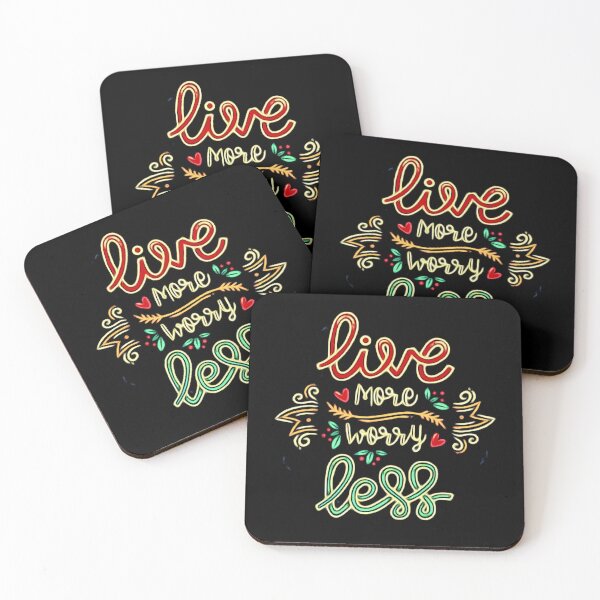 Item preview, Live more worry less designed and sold by Puppy Paws.