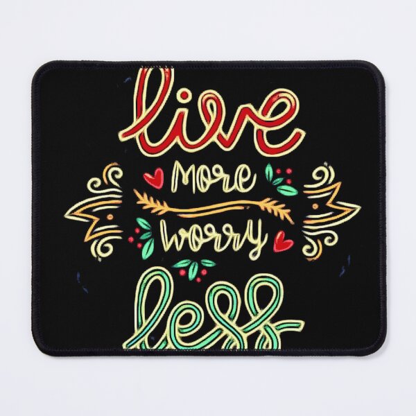 Item preview, Live more worry less designed and sold by Puppy Paws.