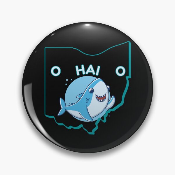 Item preview, Ohio German Shark Hai with State Map designed and sold by Time4German.