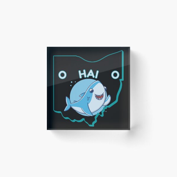 Item preview, Ohio German Shark Hai with State Map designed and sold by Time4German.