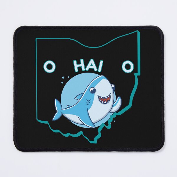 Item preview, Ohio German Shark Hai with State Map designed and sold by Time4German.
