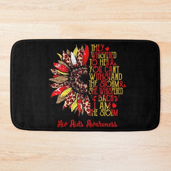 Item preview, I Am The Storm Sunflower Leopard Hiv Aids Awareness designed and sold by rechardtee.