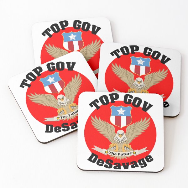 Item preview, Top Gov Ron DeSantis Florida's Governor Runs For Office Presidential Election Ron De Savage designed and sold by Sonatablue.