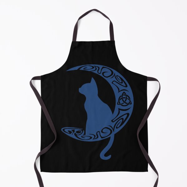 Item preview, Blue Celtic Moon Cat Triquetra designed and sold by Depic Spirit.
