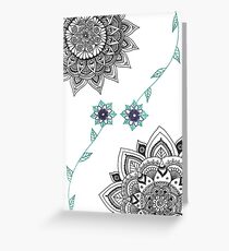 Flower Mandala Greeting Card
