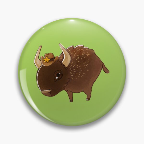 Item preview, bisonte con sombrero designed and sold by JenChibi.