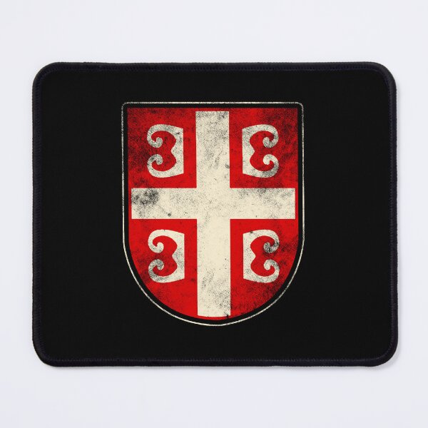 Item preview, Serbia coat of arms flag designed and sold by Mila1946.