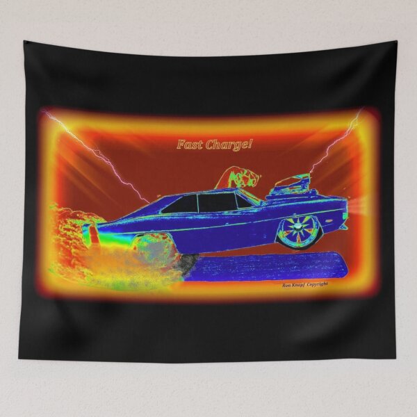 Item preview, Hot Rod Art  //  Fast Charge! designed and sold by Imagin8er.