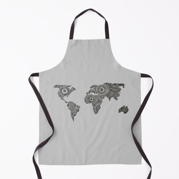 Item preview, Mandala drawing of World map designed and sold by Halima-Malash.