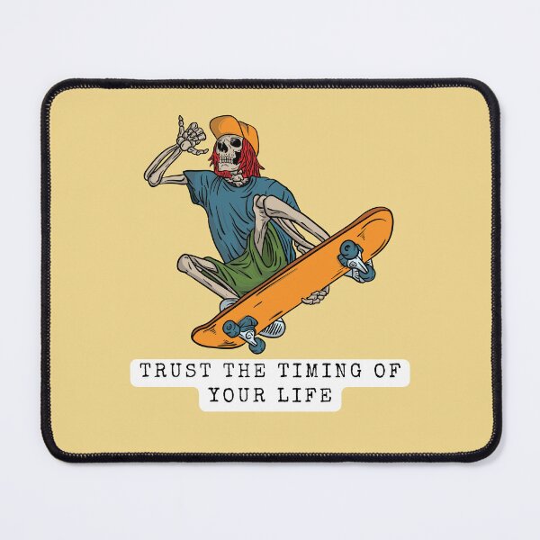 Item preview, Trust The Timing Of Your Life - Skeleton Motivational Quote designed and sold by ArtOfStars.