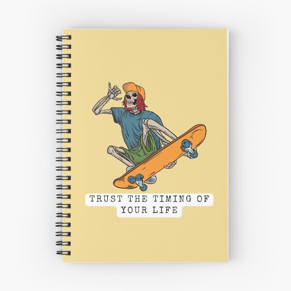 Item preview, Trust The Timing Of Your Life - Skeleton Motivational Quote designed and sold by ArtOfStars.