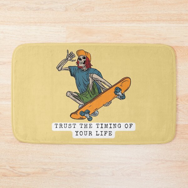 Item preview, Trust The Timing Of Your Life - Skeleton Motivational Quote designed and sold by ArtOfStars.
