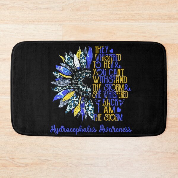 Item preview, I Am The Storm Sunflower Leopard Hydrocephalus Awareness designed and sold by rechardtee.